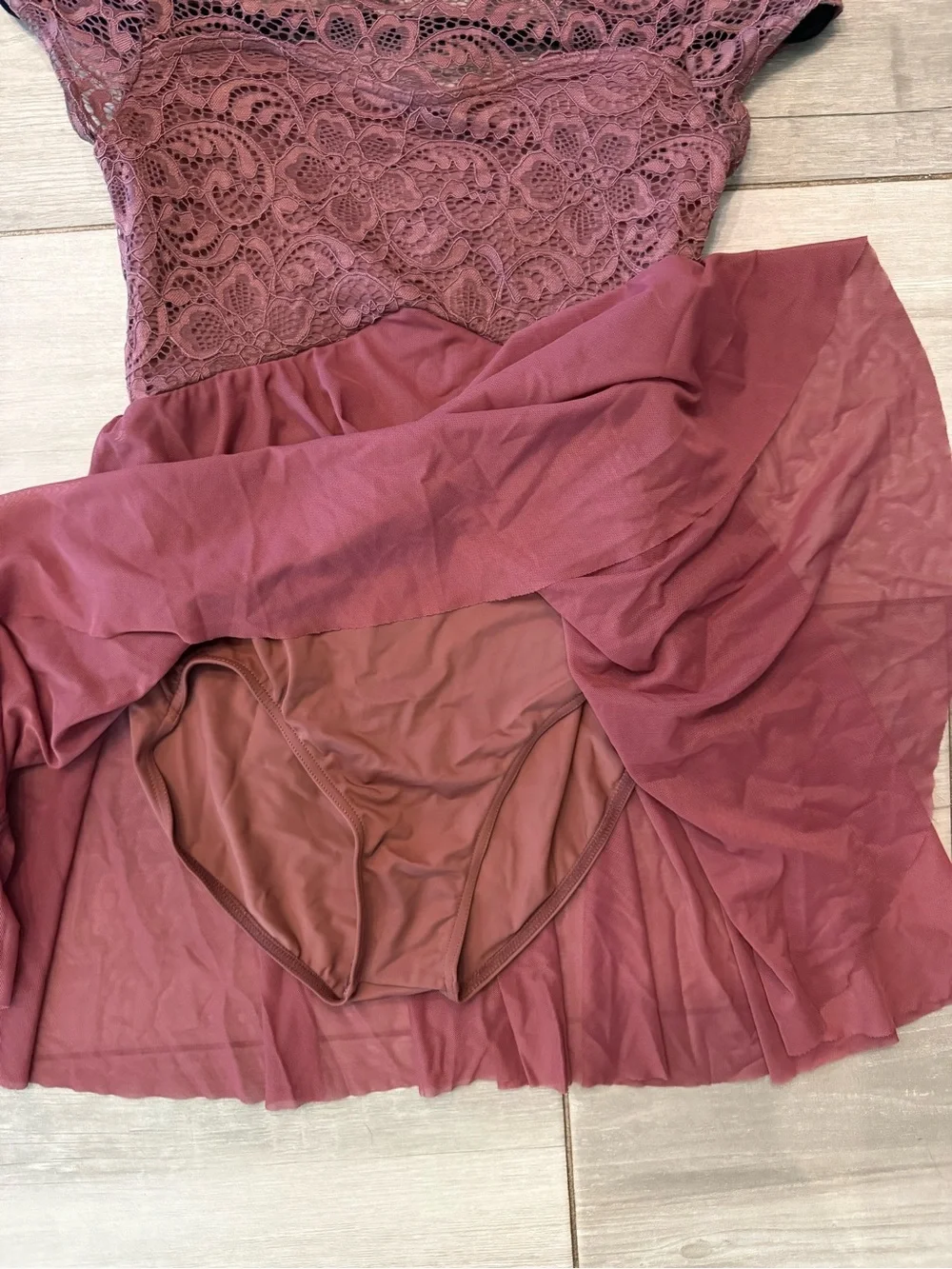 Weissman lace bodice